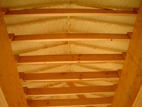 roof framwework of insulation